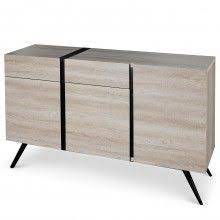 table de chevet 2 tiroirs classica argentee mobilier de salon buffet chene chene clair