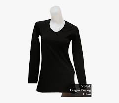 Desain kaos lengan panjang polos png. Baju Panjang Polos Warna Hitam Wanita Hd Png Download Transparent Png Image Pngitem