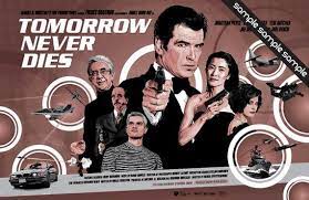 It wouldn't be surprising if there was a 007 betting pool starting to form, after all of the feedback that fans have given on how much paris brosnan looks like pierce brosnan. James Bond 007 Tomorrow Never Dies Fan Art 17 X 11 Etsy In 2021 James Bond James Bond Movies James Bond Movie Posters