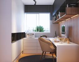 The previous owners of our house had used it as a kitchen desk with a chair. Minimal Desks Simple Workspaces Interior Design