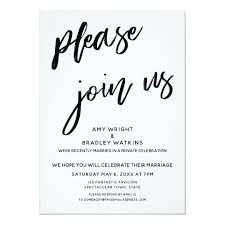 Handwriting Please Join Us After Wedding Reception Invitation Zazzle Com Wedding Reception Invitations Reception Invitations Budget Friendly Wedding