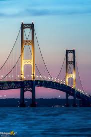 Law enforcement notified the mackinac bridge authority of the threat and the bridge was closed in both directions around 2:15 p.m., the authority said in a tweet. Twilight At Mackinac Bridge Mackinac Bridge Mackinac Island Bridge Mackinac Island