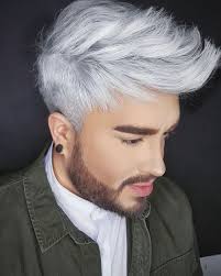 We'll walk you through everything you need to know to want to dye your hair? 49 Cool New Hairstyles For Men Men Hair Color White Hair Men Mens Hairstyles