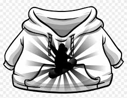 Penguin in black and white hoodie (with red clout glasses). 37 January 6 2013 White Hoodie Club Penguin Free Transparent Png Clipart Images Download