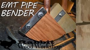make a wood pipe bender for emt conduit