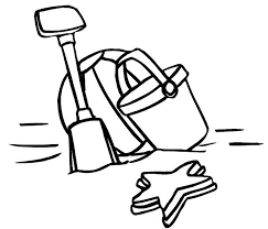 Beach clipart black and white. Customize Your Free Printable Beach Ball Pail And Shovel Beach Coloring Pages Free Coloring Pages Coloring Pages