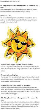 Facts About The Sun For Kids Http Firstchildhoodeducation Blogspot Com 2013 08 Facts About Sun For Kids Sun Facts For Kids Sun Projects Solar Energy For Kids