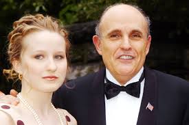 Giuliani has subsequently brushed off the controversy over his physical actions in the scene, claiming that he was merely tucking in his shirt when he lay across the bed in the room. Rudy Giuliani S Daughter Caroline On Voting For Joe Biden Vanity Fair