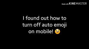 How To Turn Off Auto Emoji On Discord Mobile Youtube