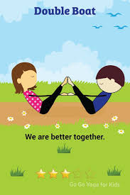 Help Celebrate This Day Of Love With Kids By Practicing Some Of These Fun Partner Yoga Poses Together Yoga For Kids Kid Yoga Lesson Plans Yoga Challenge Poses