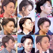 undercut メンズカット 櫻井翔 嵐5人