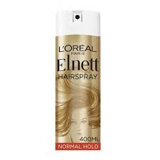 The hair directed at the roots starves to death and prevents hair cells from. L Oreal Hairspray By Elnett For Normal Hold Shine 400ml Boots