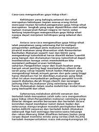 Check spelling or type a new query. Cara Mengamalkan Gaya Hidup Sihat