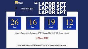 Link Login Djp Online Djponline Pajak Go Id Cara Laporan Spt Tahunan 2020 Melalui Efilling Peringatan Dunia Kepribadian