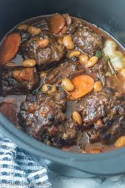 Jamaican Oxtail Stew With Butter Beans That Girl Cooks Healthy Recipe Jamaican Oxtail Oxtail Stew Oxtail Recipes