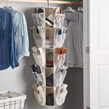 Mainstay closet organizer louisgv me. Mainstays 5 Tier 40 Pocket Canvas Carousel Organizer Closet Storage Hanging Storage Walmart Com Walmart Com