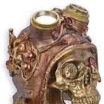 Steampunk Schedel - Resin Beeld - Hars Sculptuur - Kunst ...