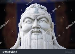 Face Confucius Located Confucius Temple Beijing Stock Photo 423273862