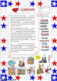 London Landmarks Reading Comprehension Interactive Worksheet Reading Comprehension Reading Comprehension Texts Reading Comprehension Practice