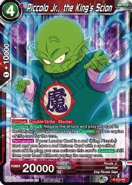 Maybe you would like to learn more about one of these? Piccolo Jr The King S Scion Unison Warrior Series Tournament Pack Vol 3 Tournament Promotion Cards Dragon Ball Super Ccg Tcgplayer Com