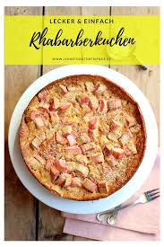 Rhabarberkuchen Mit Kokosblutenzucker Oder Nur Ein Kuchen Lena Merz Rhabarberkuchen Rhabarberkuchen Rezept Rhabarber