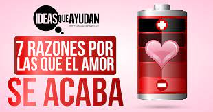 7 Razones Por Las Que El Amor Se Acaba Ideas Que Ayudan