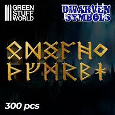 Every proper dwarven name has been used and reused down through the generations. Dwarven Runes And Symbols