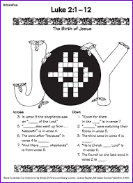 Birth Of Jesus Christmas Crossword Kids Korner Christmas Sunday School Sunday School Lessons Christmas Lesson