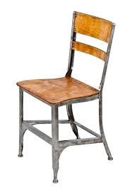 Practical And Sturdy Refinished C 1930 S American Industrial Toledo Stationary Classroom Side Chair With Maple Wood Seat And Chair Side Chairs Comfy Chairs