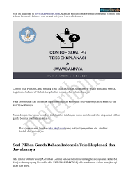 We did not find results for: Contoh Soal Pilihan Ganda Materi Teks Deskripsi Kelas 7 Jawabanku Id