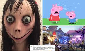 Playing fortnite with friends feels quite different; Schools Warn Parents Sick Momo Suicide Game Is Now Being Spliced Into Videos On Youtube Daily Mail Online