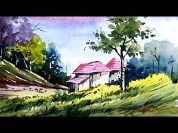 Watercolor Nature Painting Scenery Drawing Easy Painting With Oil Paints It is easy to describe a painting as long as you have the right tools and methodology to go about it.