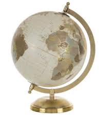 Maybe you would like to learn more about one of these? Gold World Globe Metallic Gold And Cream Gold Tabletop Decor World Traveler Ebay