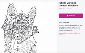 They are a smart breed and a true working dog. Meredith Amu Partner For Online Adult Coloring Club 05 04 2017