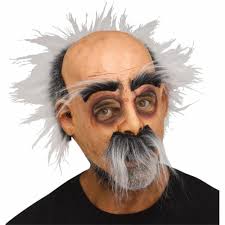 Fun World Harry Old Man Mask Costume, Medium