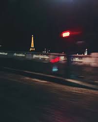Aesthetic vintage late night drive. Abstract Night City Scene In Paris France Motion Blurred Light Photograph By Anneleven Store