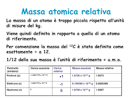 Infine vediamo cos'è e come si calcola la massa molecolare relativa sia in molecole semplici sia in molecole in cui sono presenti gruppi poliatomici. Ppt Massa Atomica Relativa Powerpoint Presentation Free Download Id 5804595