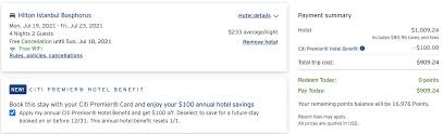 30,000 or more, this fee is waived for first year only. Citi Premier 100 Hotel Credit Review The Points Guy