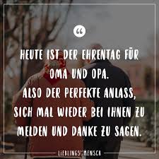 Heute Ist Der Ehrentag Fur Oma Und Opa Also Der Perfekte Anlass Sich Mal Wieder Bei Ihnen Zu Melden Und Danke Zu Sagen Visual Statements Oma Und Opa Visual Statements Statements