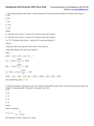 Maybe you would like to learn more about one of these? Pembahasan Osk Komputer 2018 Www Tomatalikuang Com