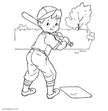 Free printable day of the dead coloring pages best coloring. Boy Baseball Play Coloring Pages Baseball Coloring Pages Coloring Pages For Kids And Adults