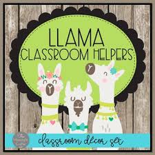 Llama Love Editable Job Chart By Moonlight Crafter By