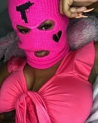 | via tumblr on we heart it. Baddie Pink Ski Mask Aesthetic Smoking Shop Our Range Of T Shirts Tanks Hoodies Dresses And More