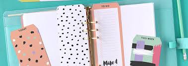 Circa plastic tab dividers white notebook dividers notebook. Free Printable Top Tab Dividers For Planners Diaries And Agendas