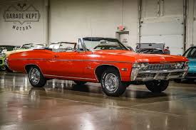 The 1968 model was facelifted with a new front end. 1968 Chevrolet Impala Story Motorious