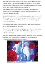 Metastasis adalah situasi dimana kanser telah merebak ke bahagian badan yang lain. Harapan Baru Pesakit Kanser Paru Paru Beacon Hospital