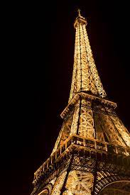 Eiffel Tower Side View At Night Ashley Gallerani Photography Eiffel Tower Photography Eiffel Tower At Night Eiffel Tower Painting