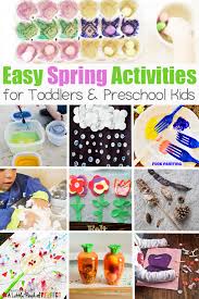 It seems like we've finally moved past the cold, cloudy weather and are now basking in warmer days. Easy Spring Activities For Kids Toddler And Preschool