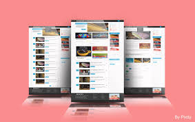 Web Pages Presentation Mock Up Maquette