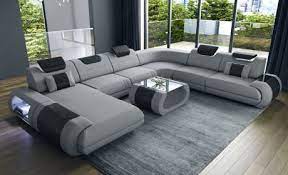Fabric Sectional Sofa Ventura Xl With Lights Fabric Sectional Sofas Large Sectional Sofa Sectional Sofa